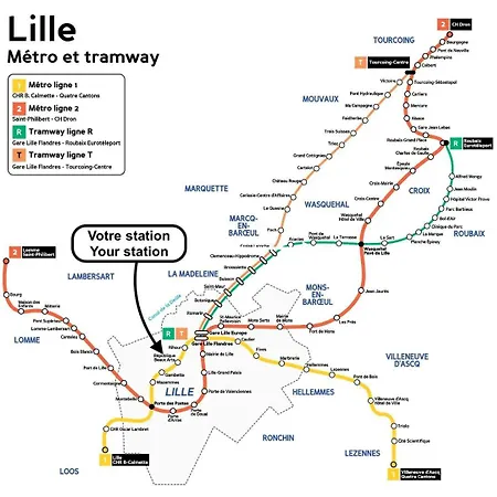 Centre- And Bright Equipped דירה *